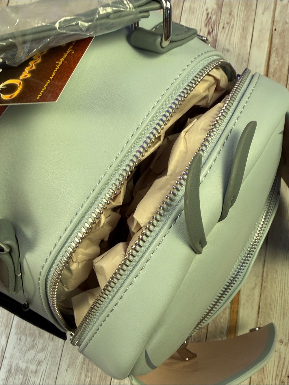 Loungefly Light Blue Dumbo Mini Backpack with Floppy Ears - Picture 7 of 7